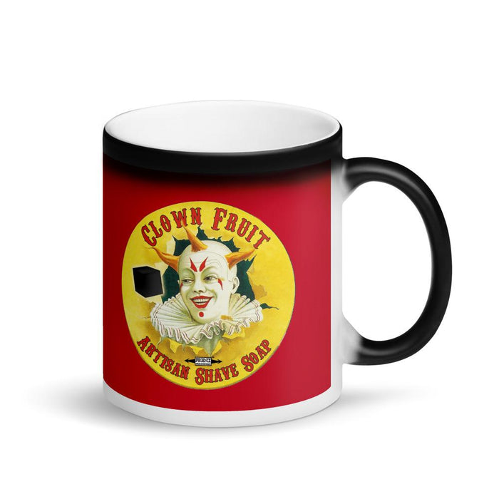 Return Of Clown Fruit Matte Black Magic Coffee Mug - Phoenix Artisan Accoutrements