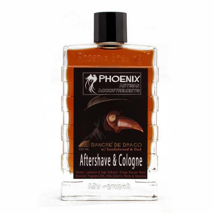 Sangre De Drago Aftershave/Cologne - With Oud & Sandalwood - Phoenix Artisan Accoutrements