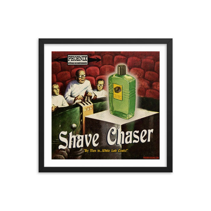 Shave Chaser Framed Print | Available in Multiple Sizes! - Phoenix Artisan Accoutrements