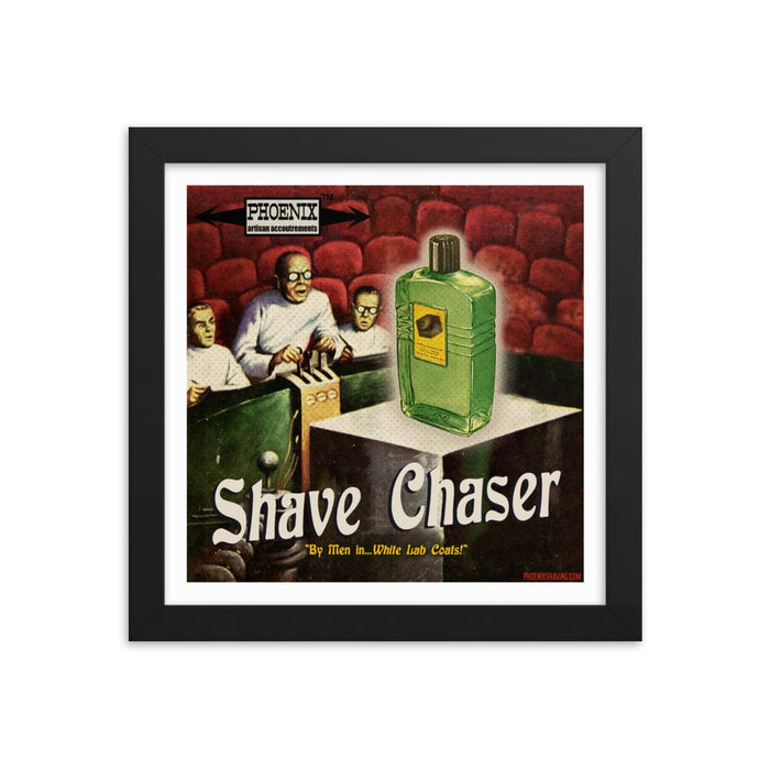 Shave Chaser Framed Print | Available in Multiple Sizes! - Phoenix Artisan Accoutrements