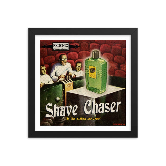 Shave Chaser Framed Print | Available in Multiple Sizes! - Phoenix Artisan Accoutrements