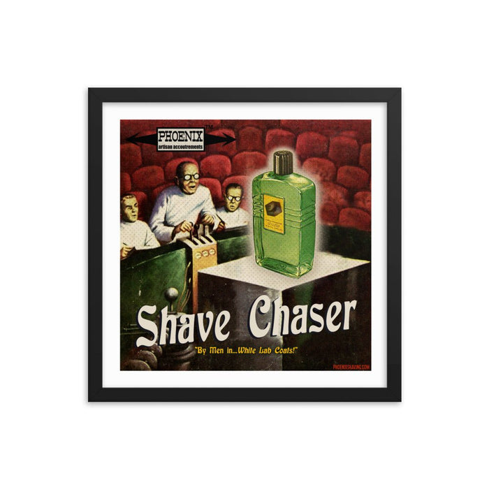 Shave Chaser Framed Print | Available in Multiple Sizes! - Phoenix Artisan Accoutrements