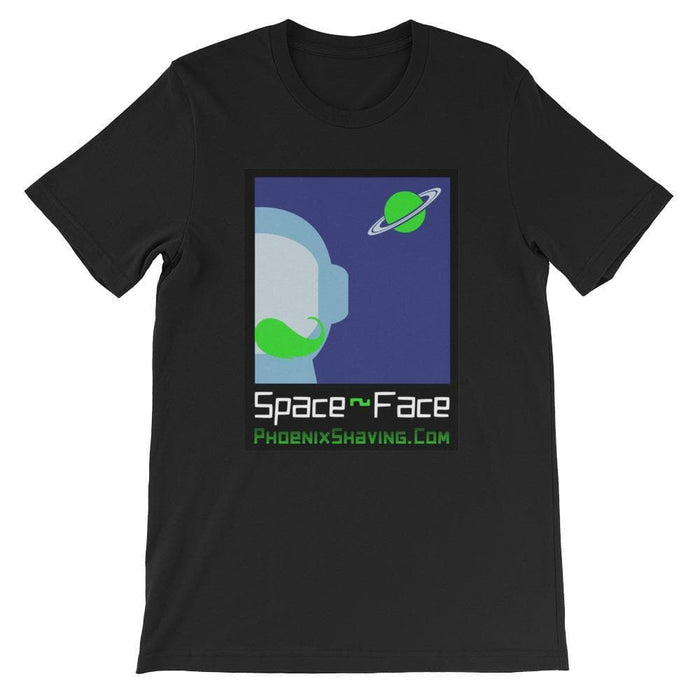 Space-Face Unisex short sleeve t-shirt - Phoenix Artisan Accoutrements