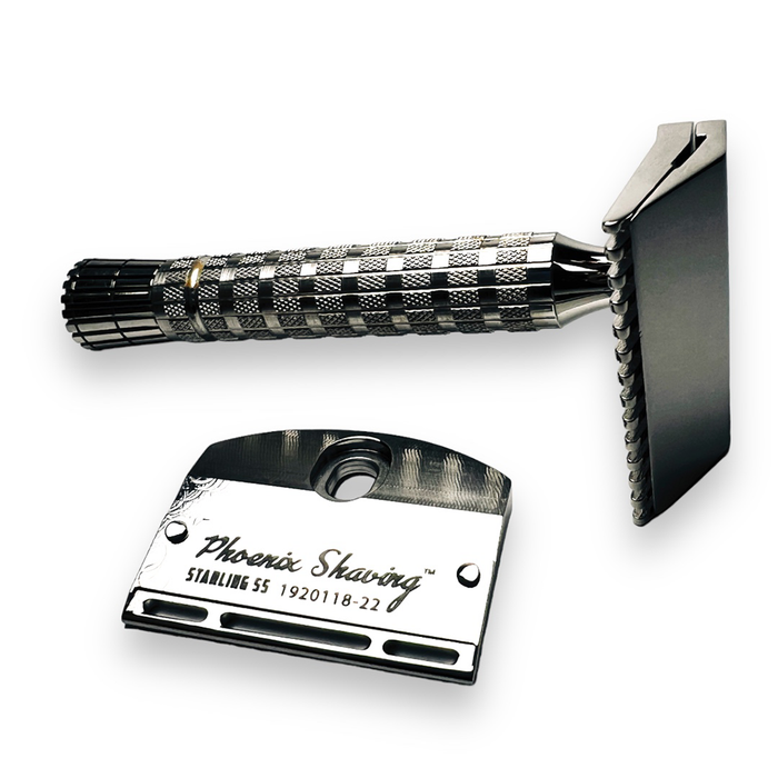 The Phoenix Starling V3 Single Edge Safety Razor | Polished 316L Stainless Steel - Phoenix Artisan Accoutrements