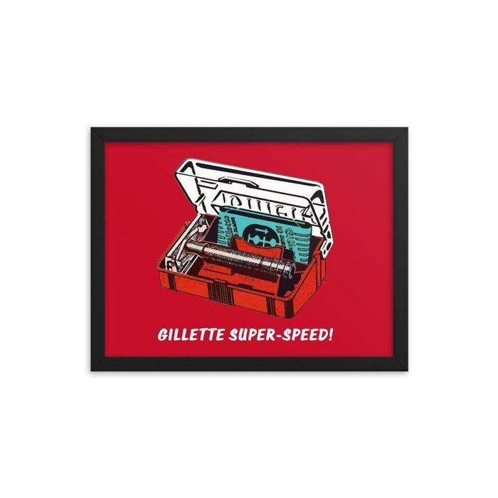 Super Speed Framed Print - Phoenix Artisan Accoutrements