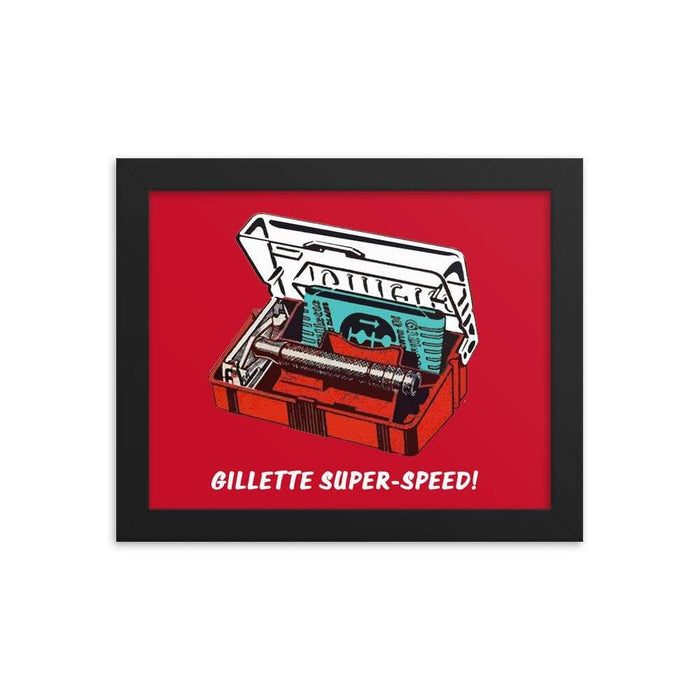 Super Speed Framed Print - Phoenix Artisan Accoutrements