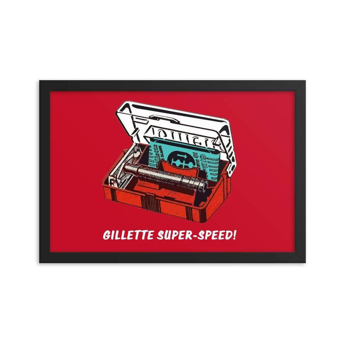 Super Speed Framed Print - Phoenix Artisan Accoutrements