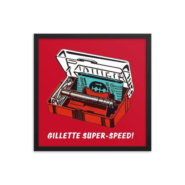 Super Speed Framed Print - Phoenix Artisan Accoutrements