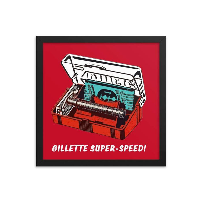 Super Speed Framed Print - Phoenix Artisan Accoutrements