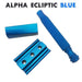 The Alpha Ecliptic Blue Slant Razor | Aluminum 7075 | Anodized Blue - Phoenix Artisan Accoutrements