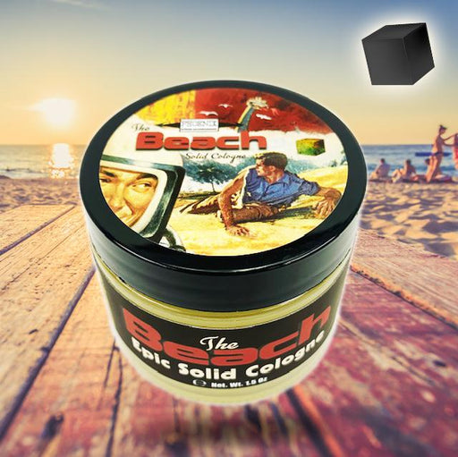 The Beach Solid Cologne | Contains Prickly Pear Oil | Classic 80's Beach Nostalgia - Phoenix Artisan Accoutrements