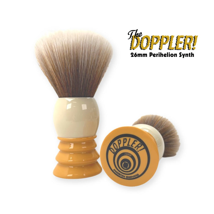 The Doppler | 26mm Perihelion Hybrid Synth Brush | New/Retro Shave Tech! - Phoenix Artisan Accoutrements