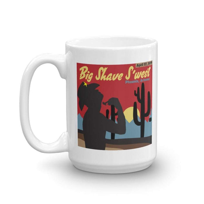 The Official Big Shave S'west 2019 Artwork Coffee Mug | Available in 2 Sizes! - Phoenix Artisan Accoutrements