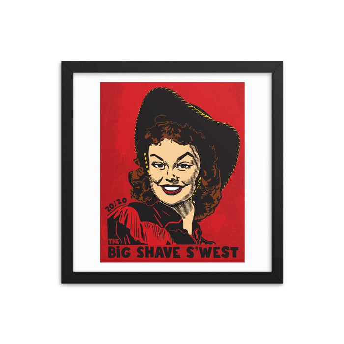 The Official Big Shave S'west 20/20 Framed Print - Phoenix Artisan Accoutrements