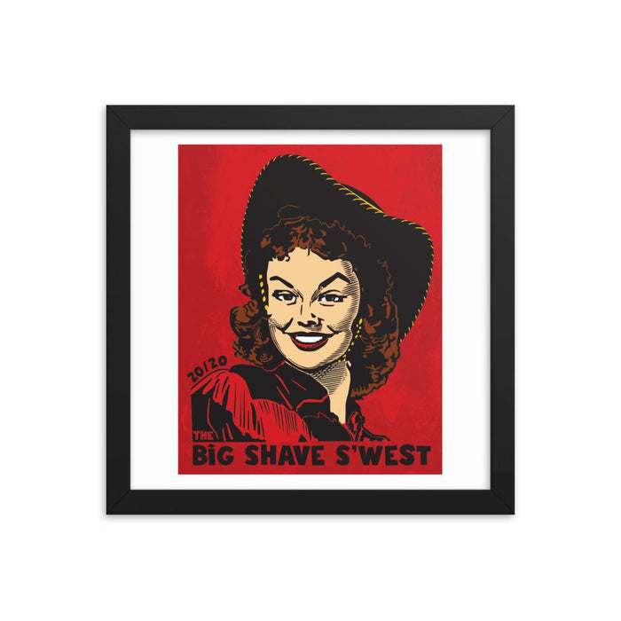 The Official Big Shave S'west 20/20 Framed Print - Phoenix Artisan Accoutrements