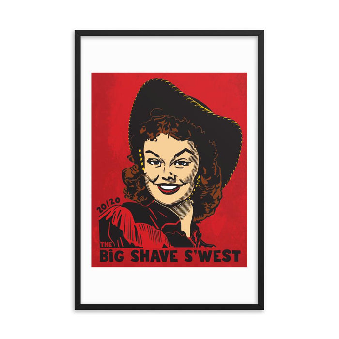 The Official Big Shave S'west 20/20 Framed Print - Phoenix Artisan Accoutrements