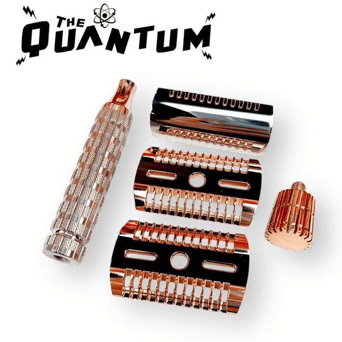 The Quantum Safety Razor | Mixed Metal! | Copper & Stainless Steel - Phoenix Shaving