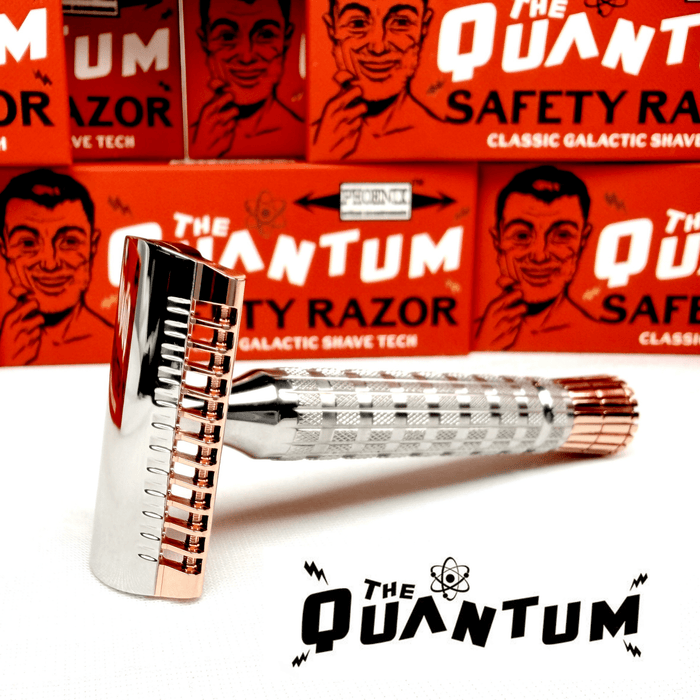 The Quantum Safety Razor | Mixed Metal! | Copper & Stainless Steel - Phoenix Shaving