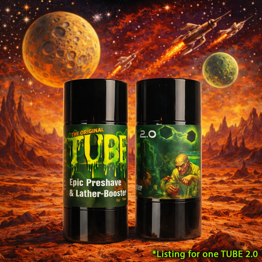 TUBE 2.0 Travel Preshave Soap | Activated Bamboo Charcoal, Aloe & More! - Phoenix Shaving