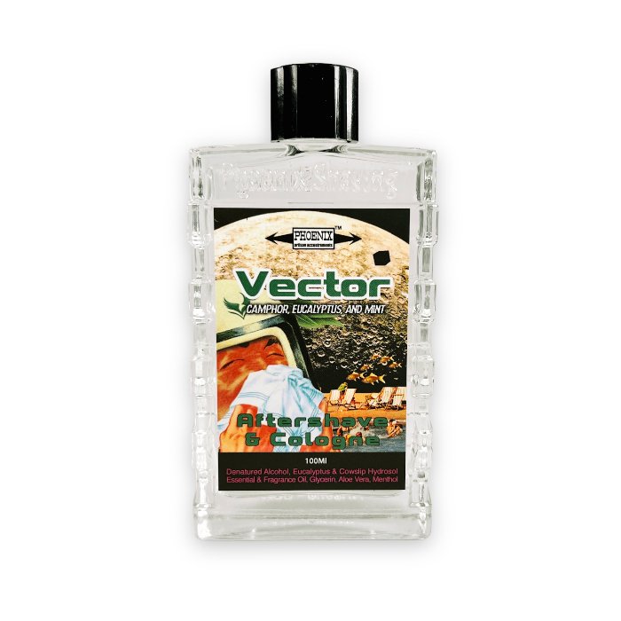 Vector SALE Aftershave & Cologne | With Pure Essential Oils & Menthol! - Phoenix Artisan Accoutrements