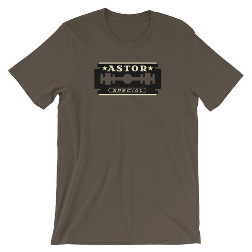 Vintage Astor Logo Short-Sleeve Unisex T-Shirt - Phoenix Artisan Accoutrements