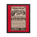 Vintage German Shaving Advert Framed Print - Phoenix Artisan Accoutrements