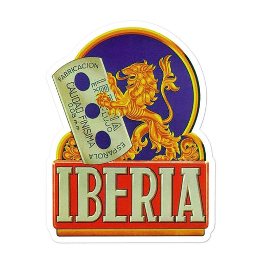 Vintage IBERIA Vinyl Sticker | 3 Sizes - Phoenix Artisan Accoutrements