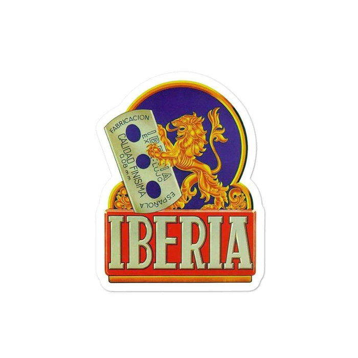 Vintage IBERIA Vinyl Sticker | 3 Sizes - Phoenix Artisan Accoutrements