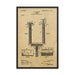 Vintage King C Gillette Patent Drawing 2 - 1904 Framed Print - Phoenix Artisan Accoutrements