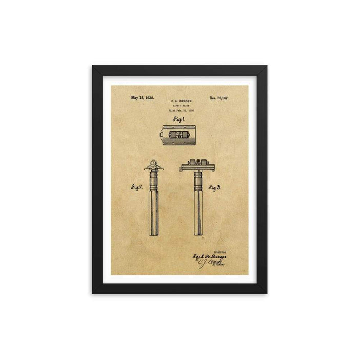 Vintage King Oscillator Patent Drawing 1928 Framed Print - Phoenix Artisan Accoutrements