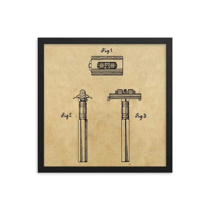 Vintage King Oscillator Patent Drawing 1928 Framed Print - Phoenix Artisan Accoutrements