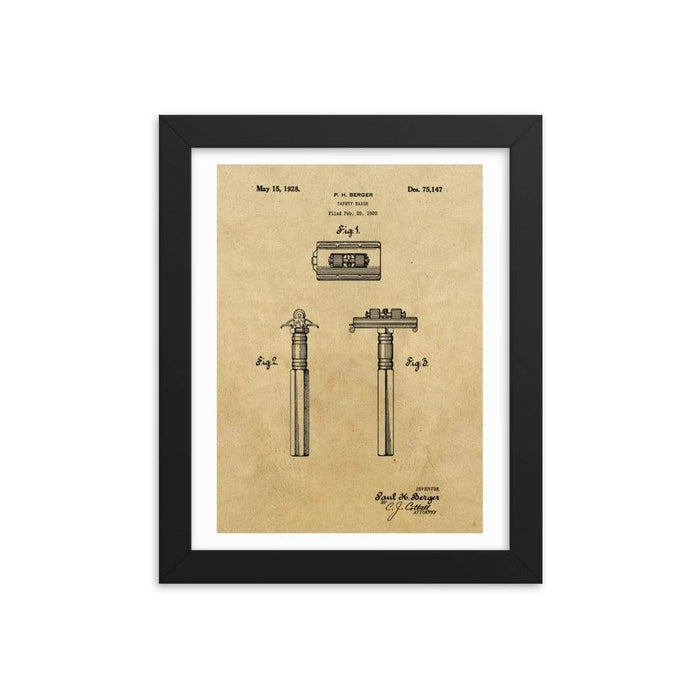 Vintage King Oscillator Patent Drawing 1928 Framed Print - Phoenix Artisan Accoutrements