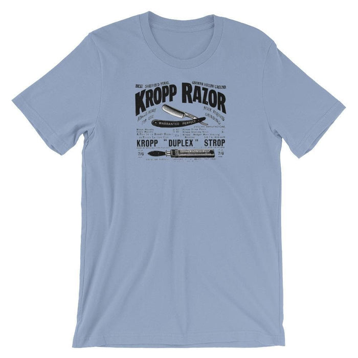 Vintage Kropp Straight Razor Advert Short-Sleeve Unisex T-Shirt - Phoenix Artisan Accoutrements