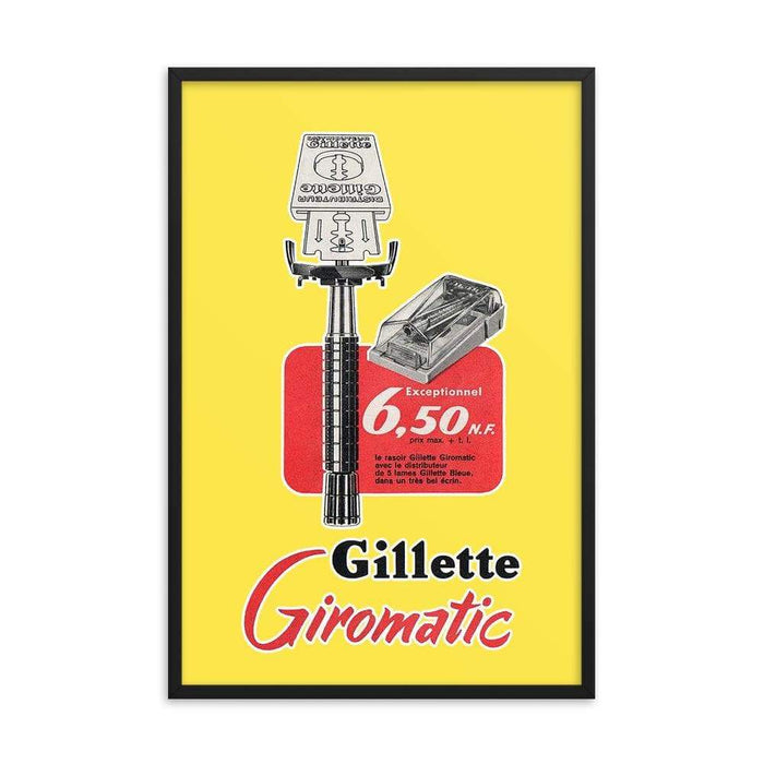 Vintage Safety Razor Advert Framed Print - Phoenix Artisan Accoutrements