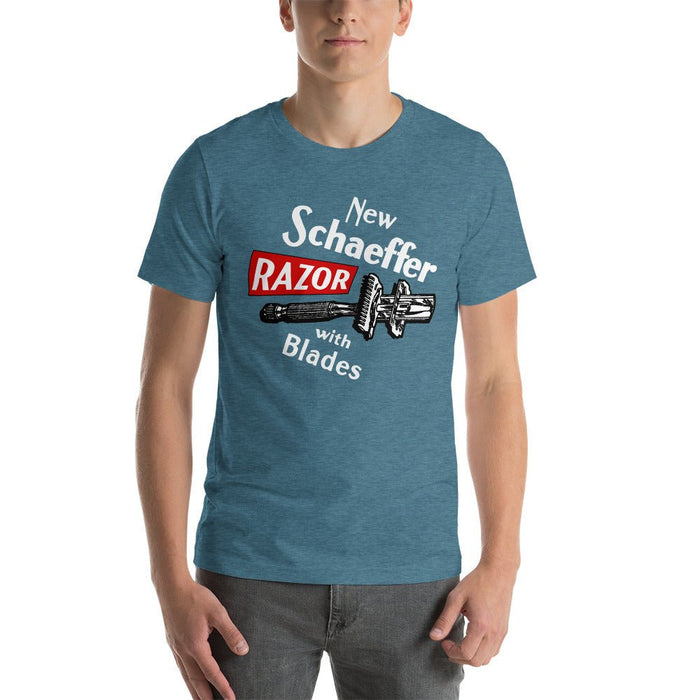 Vintage Schaeffer Razor Short-Sleeve Unisex T-Shirt | Available in Multiple Colors! - Phoenix Artisan Accoutrements