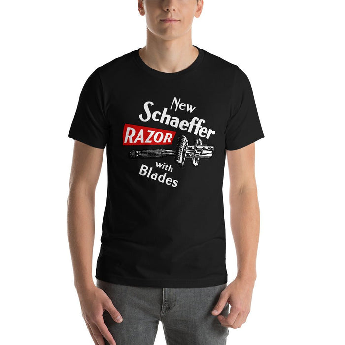 Vintage Schaeffer Razor Short-Sleeve Unisex T-Shirt | Available in Multiple Colors! - Phoenix Artisan Accoutrements