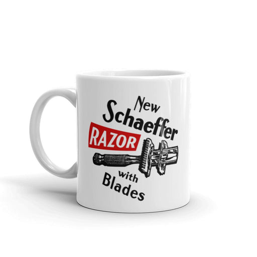 Vintage Schaeffer Safety Razor Ad Coffee Mug | Availalble in 2 Sizes! - Phoenix Artisan Accoutrements