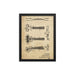 Vintage Schick Patent Drawing Framed Print - Phoenix Artisan Accoutrements