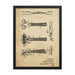 Vintage Schick Patent Drawing Framed Print - Phoenix Artisan Accoutrements