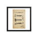 Vintage Schick Patent Drawing Framed Print - Phoenix Artisan Accoutrements