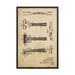 Vintage Schick Patent Drawing Framed Print - Phoenix Artisan Accoutrements