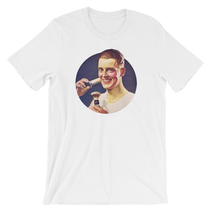 Vintage Shave Stick Ad 1918 Short-Sleeve Unisex T-Shirt - Phoenix Artisan Accoutrements