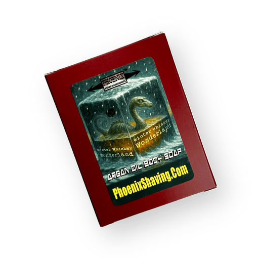 Winter Whiskey Wonderland Moroccan Argan Oil Body Soap | A Warm, Boozy Beast From Beyond! - Phoenix Shaving