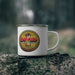 Droid Black & The Oracle Coin Classic Camper's Enamel Coffee Mug - Phoenix Artisan Accoutrements
