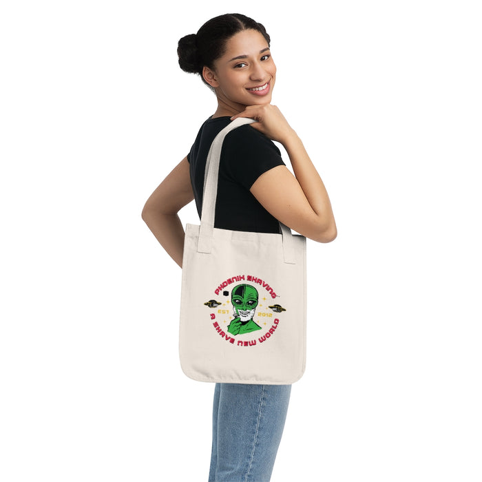 Official Phoenix Shaving Organic Canvas Tote Bag | Shaving Alien | Available in Multiple Colors! - Phoenix Artisan Accoutrements