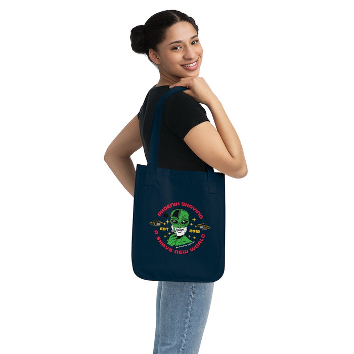 Official Phoenix Shaving Organic Canvas Tote Bag | Shaving Alien | Available in Multiple Colors! - Phoenix Artisan Accoutrements