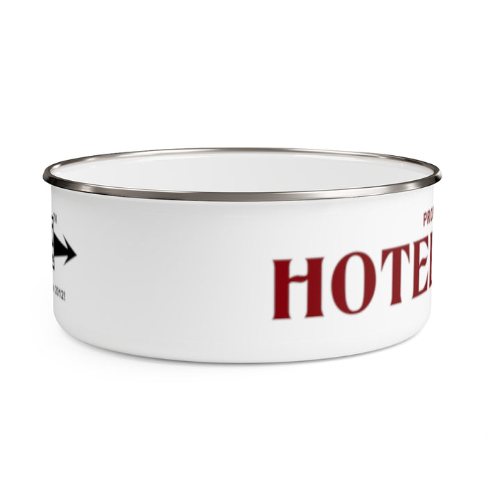 Hotel Cecil Enamel Lather Shave Bowl w/ Lid! | Stainless Steel | 20 oz - Phoenix Artisan Accoutrements