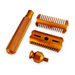 The Ascension Twist-Adjustable Double Open Comb Safety Razor | CNC Machined | 7075 Aluminum | Burnt Orange - Phoenix Artisan Accoutrements