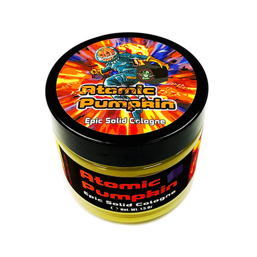 Atomic Pumpkin Solid Cologne | Contains Prickly Pear Oil | A Festive Fall Bay Rum - Phoenix Artisan Accoutrements