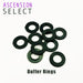 Replacement Buffer Rings for Ascension SELECT Safety Razor | 10 Count - Phoenix Artisan Accoutrements